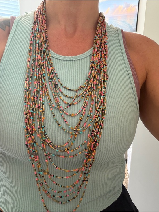 Jewelry - Multi-Strand Beaded Boho Necklace